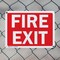 Signmission Fire Exit Sign, Plastic, 18in W x 12in L, 2PK OS-2PACK-CL-P-1218-L-20001 - alternate 5